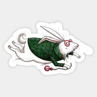 Alice in Wonderland - Mc Twisp - White Rabbit Sticker